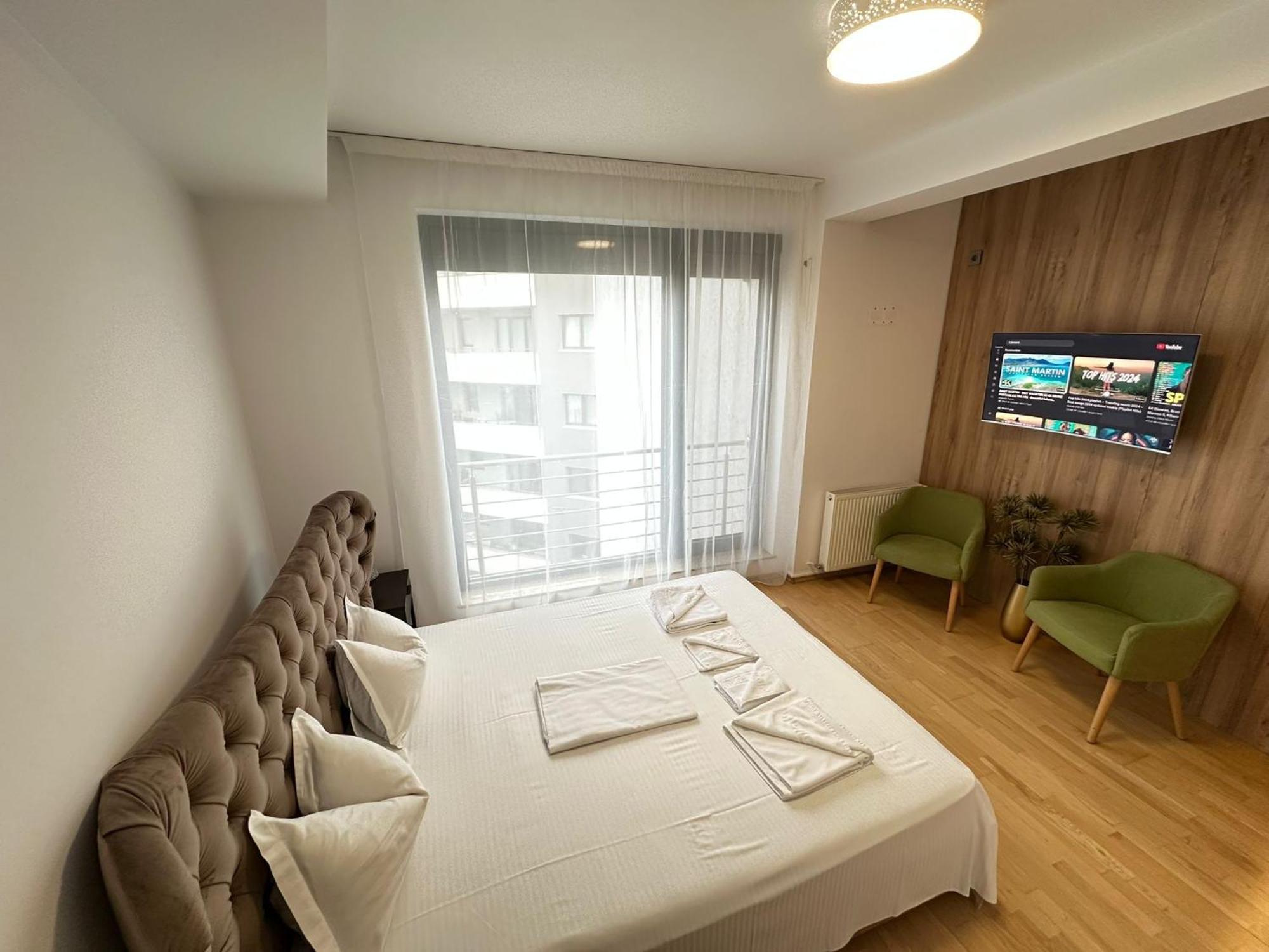 Centru Unirii Luxury Vip Palmier Apartament 2 Camere Cu Terasa Exterioara Amenajata ! Parcare Subterana Privata Climatizata Si Supravegheata Video Dar Doar Cu Rezervare In Limita Locurilor Disponibile !Proprietate In Regim Hoteliep - Nu Are Bucatarie بوخارست المظهر الخارجي الصورة